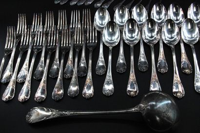 CHRISTOFLE- Silver-plated silverware with...