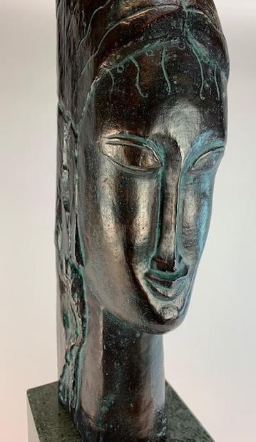 Reproduction by Amadéo MODIGLIANI (1884-1920)
Woman's...