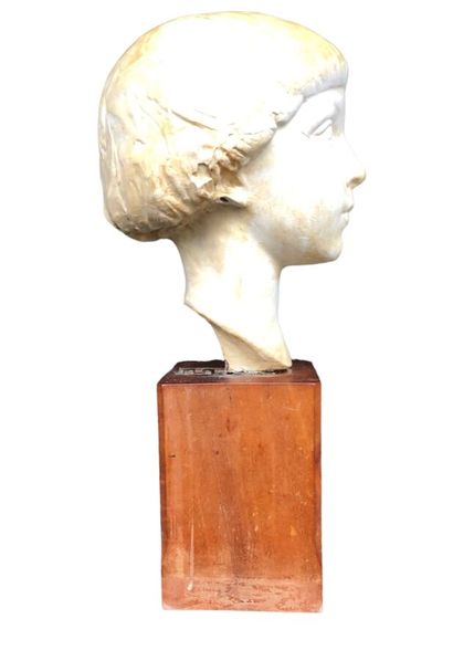 DESPIAU Charles ( 1874 / 1946 )
Child's head.
Plaster...