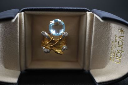 Maison VARTAN - Ring in 18k yellow gold set...