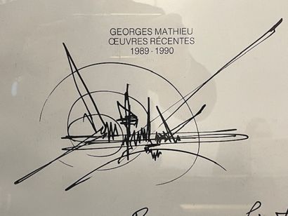 Georges MATHIEU (1921-2012) 