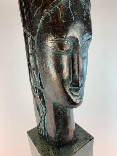Reproduction by Amadéo MODIGLIANI (1884-1920)
Woman's...