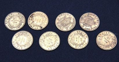 8 pièces de 20F or Napoléon III