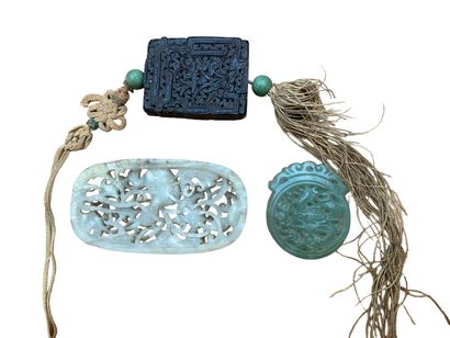 China, 20th century, small lot of hard stone...