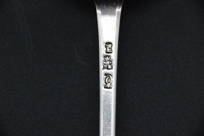 Silver ragout spoon 18th century. 141 grs
Early...