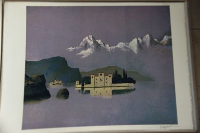 BOGAERT - Ensemble de 8 lithographies dans...