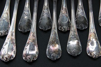 CHRISTOFLE- Silver-plated silverware with...