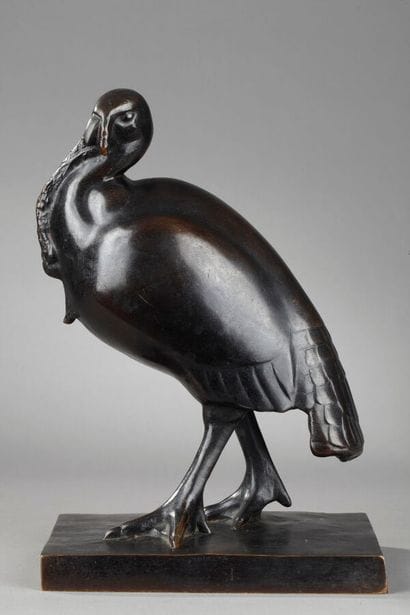 BOUTAREL Simone (1892 / 1987)

Wild turkey.

Bronze...