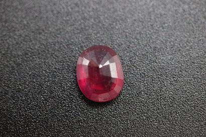FOLLE ENCHERES 5.50 ct treated ruby