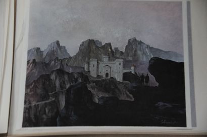BOGAERT - Ensemble de 8 lithographies dans...