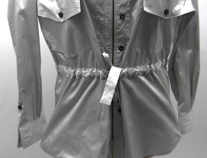 YVES SAINT LAURENT- Half-season jacket in...