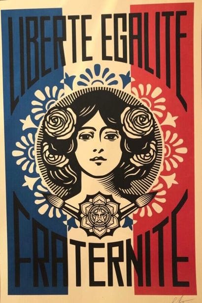 Shepard FAIREY ( Né en 1970 )
Liberté Egalité...