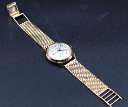 BREITLING - Gentleman's watch in 18k yellow...