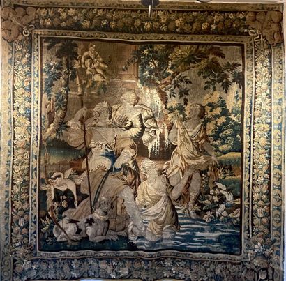 18th-century tapestry depicting Diana at...