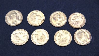 8 pièces de 20F or Napoléon III