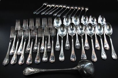 CHRISTOFLE- Silver-plated silverware with...