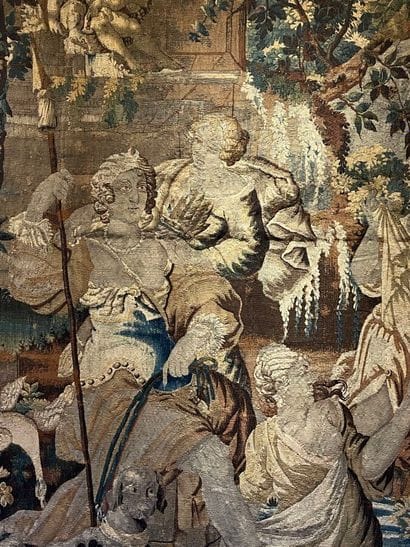 18th-century tapestry depicting Diana at...
