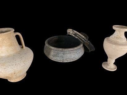 Very fine set of 3 Roman ceramics, 1st-2nd...
