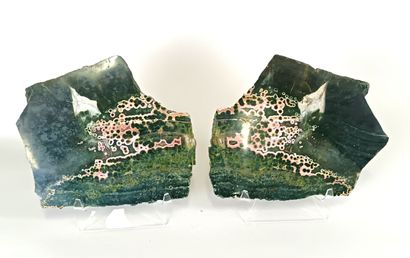 Orbicular Jasper
Magnificent pair of large...
