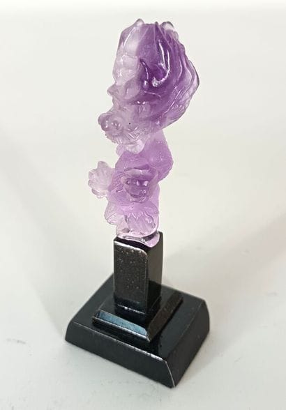 Amethyst dragon 
This finely chased, evenly...