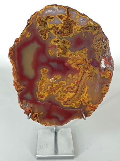 Agate 
Kerrouchene, Morocco
(11.5x10cm)
Superb,...
