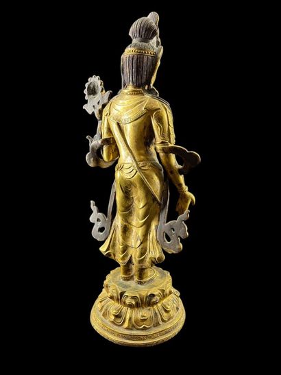 CHINA - Sino Tibetan work, Avalokiteshvara...