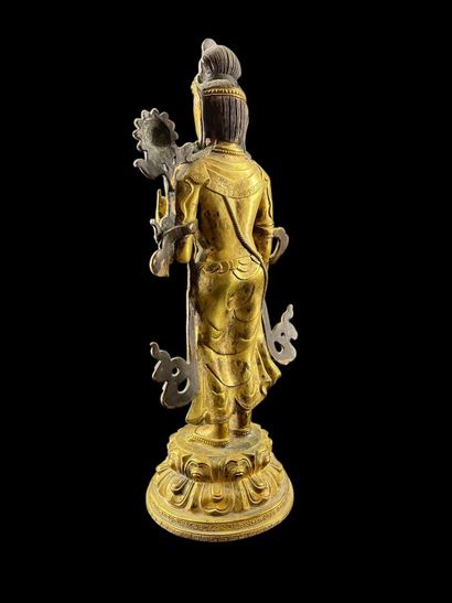 CHINA - Sino Tibetan work, Avalokiteshvara...