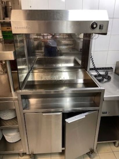 Lèche frite en inox avec maintien au chaud...