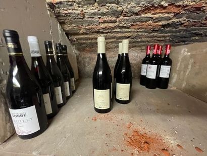 Stock d'alcools (24 bouteilles), bières,...
