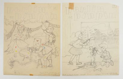 [RABILLER (Jeannette)]. Perlin et Pinpin...