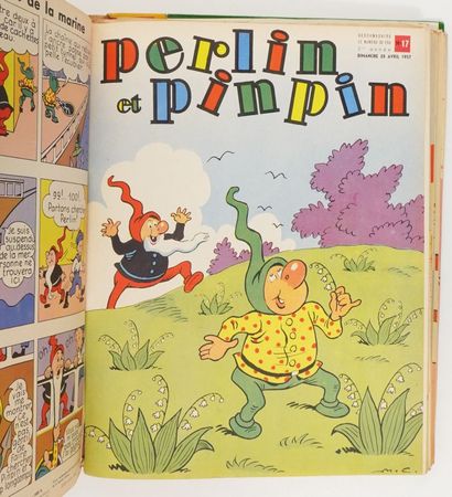 PERLIN ET PINPIN. Recueil complet de l'année...