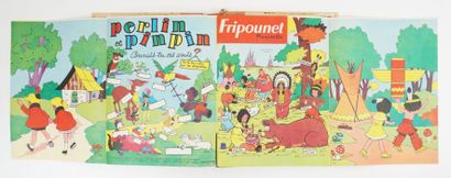 PERLIN ET PINPIN. Recueil complet de l'année...