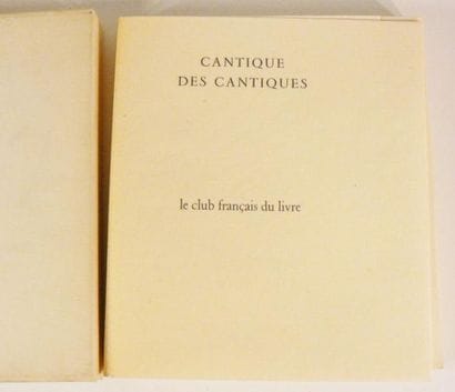 MATISSE (Henri)
Cantique des Cantiques, traduit...