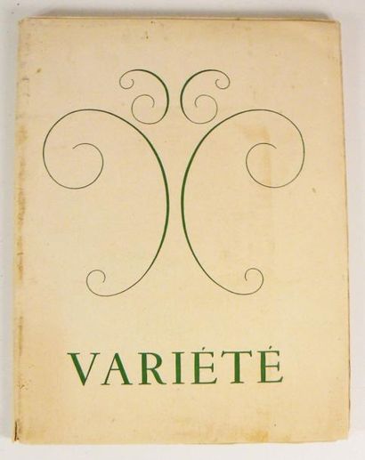 VARIÉTÉ (Revue)
N°2. Paris, Variété, 1946....