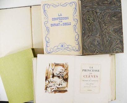 LOT. 3 volumes: - LA FAYETTE (Marie Madeleine,...