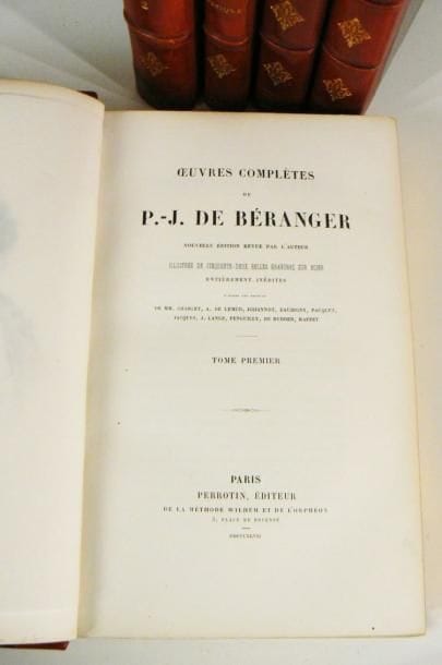 BÉRANGER (Pierre-Jean de)
Oeuvres complètes...