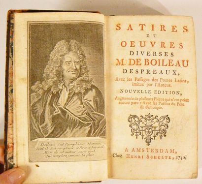 BOILEAU-DESPRÉAUX (Nicolas)
Satires et oeuvres...