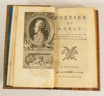 DORAT (Claude-Joseph)
Poésies. Genève, sn,...