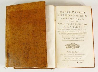MANILIUS (Marcus)
Astronomicon libri quinque;...