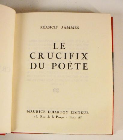 JAMMES (Francis)
Le Crucifix du poète. Paris,...