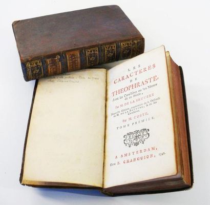 LA BRUYERE (Jean de)
Les caractères de Théophraste,...