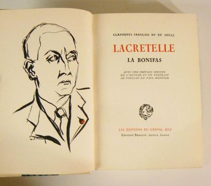 LACRETELLE (Jacques de)
La Boniface. Genève,...