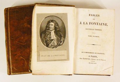 LA FONTAINE (Jean de)
Fables. Paris, Lefèvre...