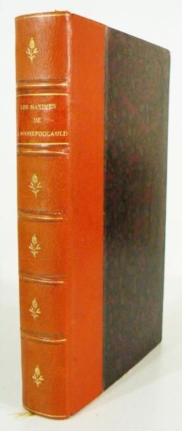 LA ROCHEFOUCAULD (François de)
Maximes. Paris,...