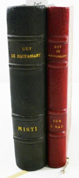 MAUPASSANT (Guy de)
Lot de 2 ouvrages: -...