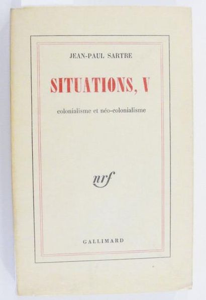 SARTRE (Jean-Paul)
Situations, V, colonialisme...