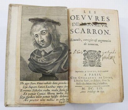 SCARRON (Paul)
Les oeuvres. Paris, Guillaume...