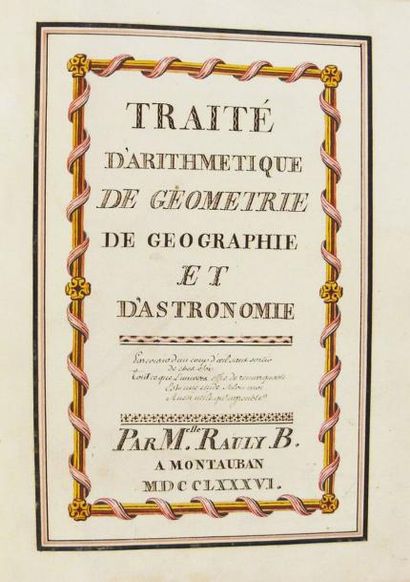 RAULY BONNEFOU (Mlle)
Traité d'arithmétique,...