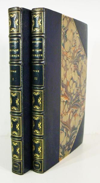 ZOLA (Emile)
Une page d'amour précédée d'une...