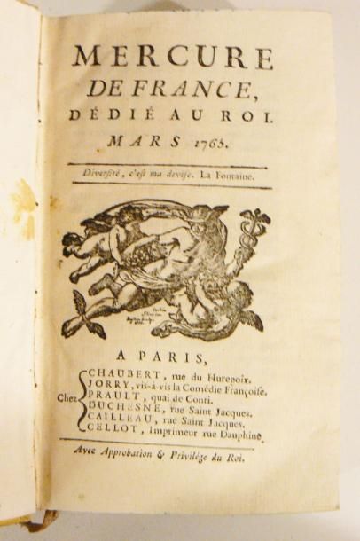 LOT. 4 volumes: - Voyage de CHAPELLE et de...